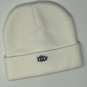 Hamsa Egat Ivory Beanie | NWT L-III